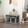 Dog Crate Furniture, Dog House Furniture Style For Medium Dogs, Dog Kennel With Removable Cushion For Indoor Use