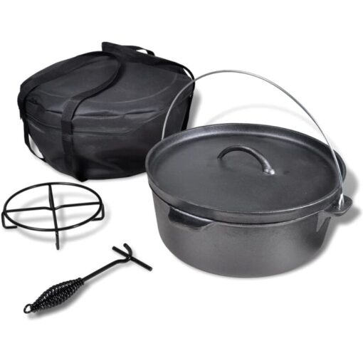 Dutch Oven 11.3 L including Accessories vidaXL