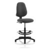 Dynamic - Eclipse Plus ii Lever Task Operator Chair Charcoal with hi Rise Draughts