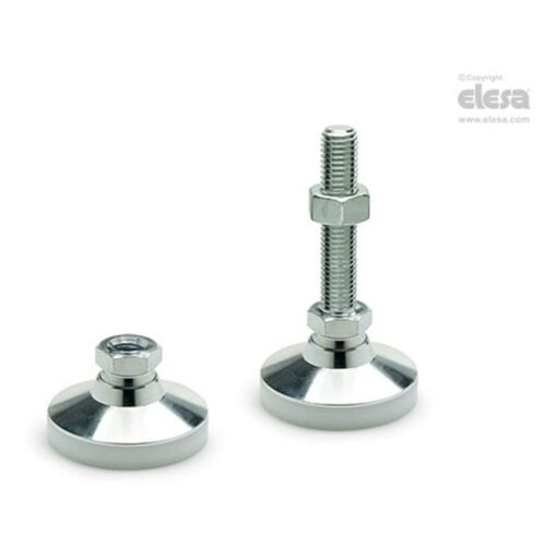 ELESA LMAC Adjustable feet Steel or stainless steel base and stem LM.60-SST M10x