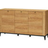 Eastmont Manufactured + Solid Oak Wood 3-Door Sideboard