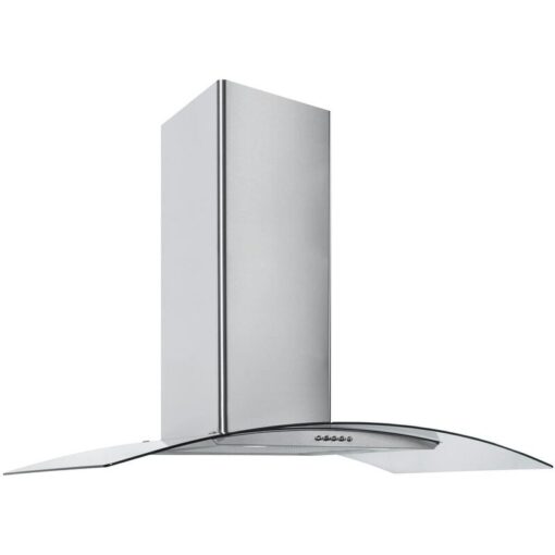 Econolux ART28373 90cm Curved Glass Cooker Hood