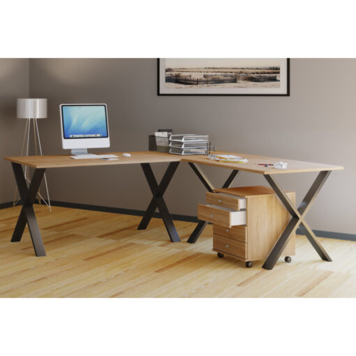 Edford L-Shaped Writing Desk