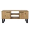 Endor Wide Screen Pine Timber TV Stand for TVs up to 60" industrial design