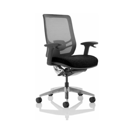 Ergo Click Black Fabric Seat Black Mesh Back - Dynamic