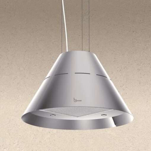 Eva hanging hood diameter 60 cm. - Black - 800 m3/h - Baraldi