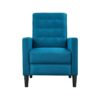 Fabric Recliner Chair Reclining Sofa, Blue - Yaheetech