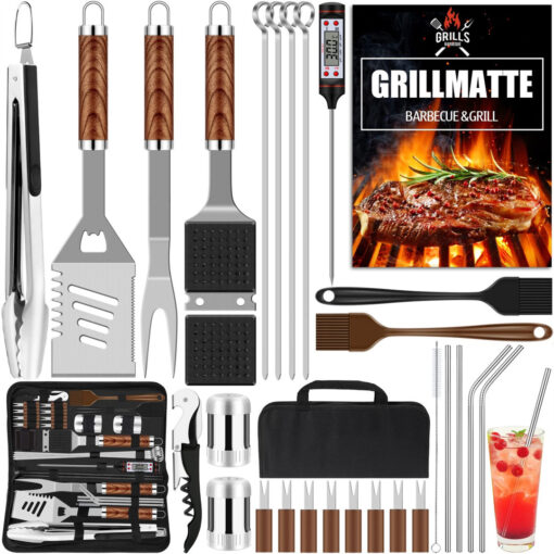 Fcbnposi 30 Piece Stainless Steel Cooking Utensil Set