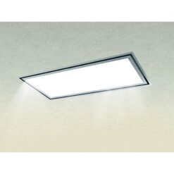 Flexia Flat ceiling hood 120x60 cm. - Stainless steel with led panel - 800 m3/h - Baraldi