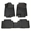 Floor Mats Fit For 2012 2013 2014 2015 2016 Cr-v Lx Ex Se, Car Mats All Weather Custom Floor Liners Full Set Include 1st And 2nd Row Front & Rear,