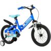 Folding Toddler Balance Bike, 16' High-Carbon Steel Kids Bike with Adjustable Seat & Handlebar, Inflatable Tires, Portable Kids Balance Bicycle Gift