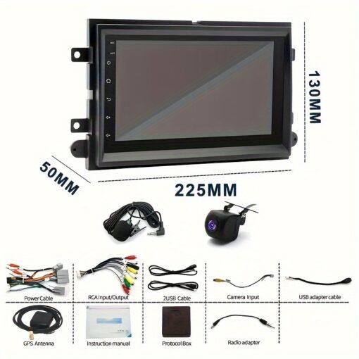 For Ford F150/250/350 2004-2014 7'' Android 13.0 High-speed 4gb 64gb Rom Car Stereo Radio Car Player Gps Navi-wireless & Wired Carplay-with Rear