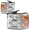 For Silverado 1500 2007-2013 Headlights Housing Headlamps