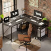 Fortson L-Shape Computer Desk