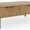 GFW Nervata 2 Drawer Coffee Table - Oak