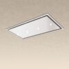 Gea Flat ceiling hood 90x60 cm. - White with led - 800 m3/h - Baraldi