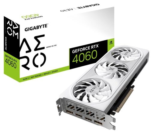 Gigabyte Nvidia GeForce RTX 4060 AERO OC 8GB Graphics Card