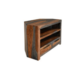 Goa Cube Solid Wood TV Stand for TVs up to 43"