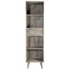 Greyston Wooden Slim Tall Bookcase