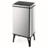 Gymax Stainless Steel Trash Can 13.2 Gallon Automatic Motion Sensor Garbage Bin