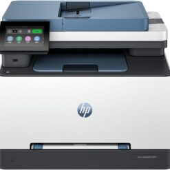 HP Color LaserJet Pro 3302fdw All-in-One Wireless Laser Printer with Fax, White,Blue