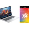 HP ENVY 17-da0500na 17.3" Laptop & Creative Cloud (Student & Teacher Edition, 1 Year) Bundle - Intel® Core™ Ultra 7, 1 TB SSD, Silver, Silver/Grey