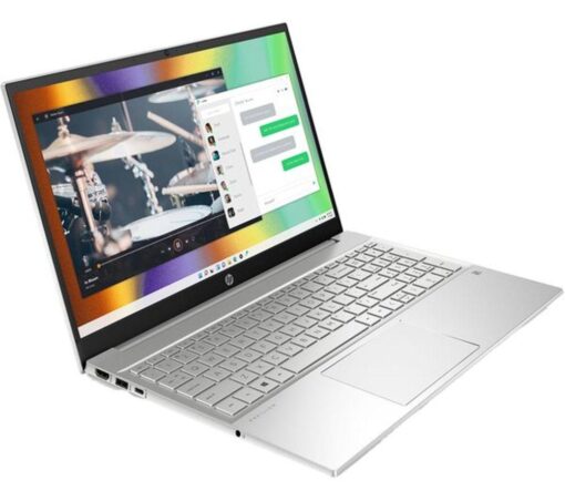 HP Pavilion 15-eh1507sa 15.6" Refurbished Laptop - AMD Ryzen™ 5, 512 GB SSD, Natural Silver (Excellent condition), Silver/Grey