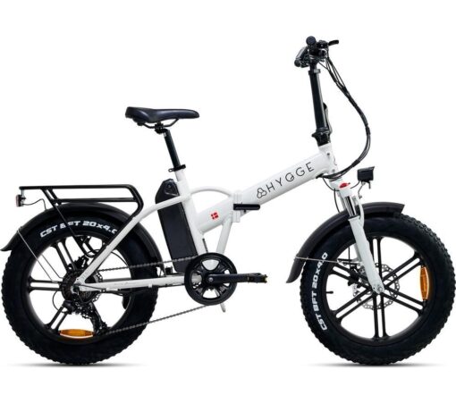 HYGGE Vester HY113 Electric Folding Bike - Heron White, White