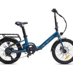 HYGGE Virum Step HY117 Electric Folding Bike - Sapphire Blue, Black,Blue