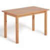 Habitat Ashdon Solid Pine 4 Seater Dining Table - Oak Stain