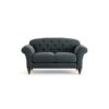 Habitat Brooker Fabric 2 Seater Sofa - Charcoal - Dark Leg