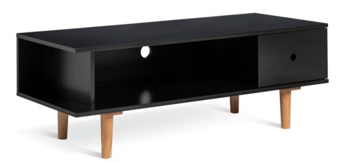 Habitat Cato 1 Drawer TV Unit - Black