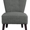 Habitat Delilah Fabric Cocktail Chair - Charcoal