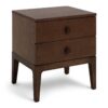 Habitat Loxley 2 Drawer Bedside Table - Walnut