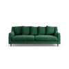 Habitat Swift Fabric 3 Seater Sofa - Green- Dark Leg