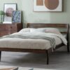 Habitat Tatsuma Double Wooden Bed Frame - Walnut Stain