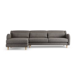 Habitat Turnmill Left Hand Corner Sofa - Charcoal