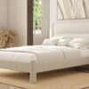 Habitat Vallero Luxe Double Boucle Bed Frame - Cream