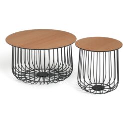 Habitat Wire Frame Bird Cage Round Coffee and Side Tables