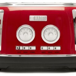 Haden 199386 Jersey 4 Slice Toaster - Red