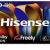 Hisense 55 Inch 55E6NTUK Smart 4K UHD HDR LED Freely TV