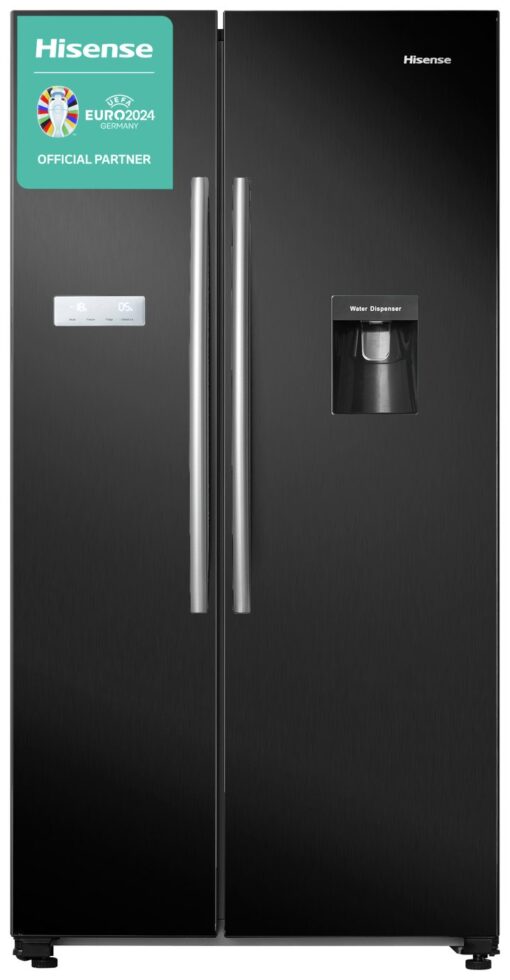 Hisense RS741N4WBE American Fridge Freezer - Black