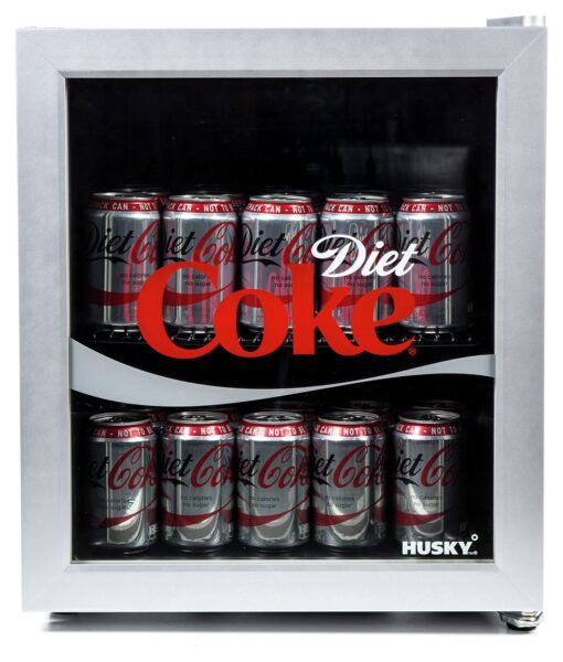 Husky Diet Coke 48 Litre Drinks Cooler - Silver