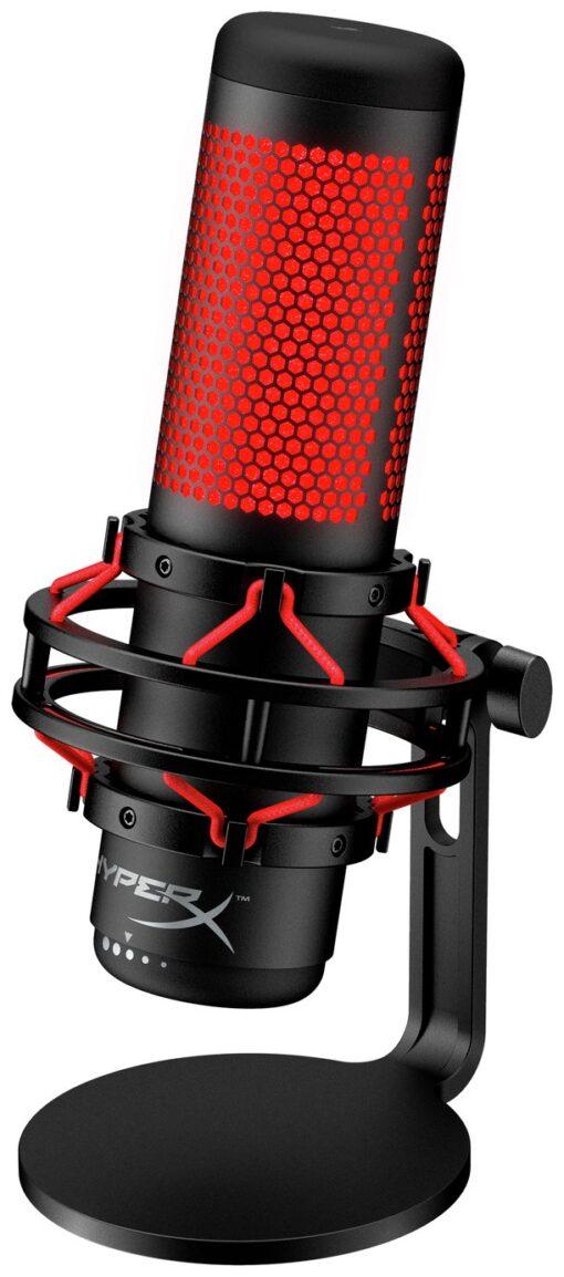 HyperX QuadCast USB Microphone - PC, PS4, PS5, Mac - Black