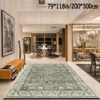 Imitation Cashmere Persian Boho Pattern Vintage American Style Carpet Large Rug Area Rug Living Room Bedroom Soft Carpet Machine Washable Non-slip