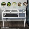 Indoor And Outdoor Turtle Habitats, Wooden Detachable Leg Turtle House, Small Animal Reptile Cage