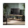 Industrial Media Unit Dolman Solid Acacia wood