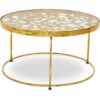 Interiors by Premier Butterfly Coffee Table For Living Room, Round Table For Patio, Elegant Bedside Table, Modern Lounge Table