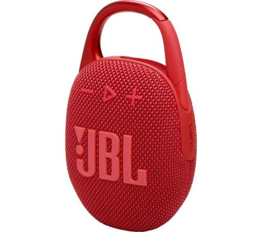 JBL Clip 5 Portable Bluetooth Speaker - Red, Red