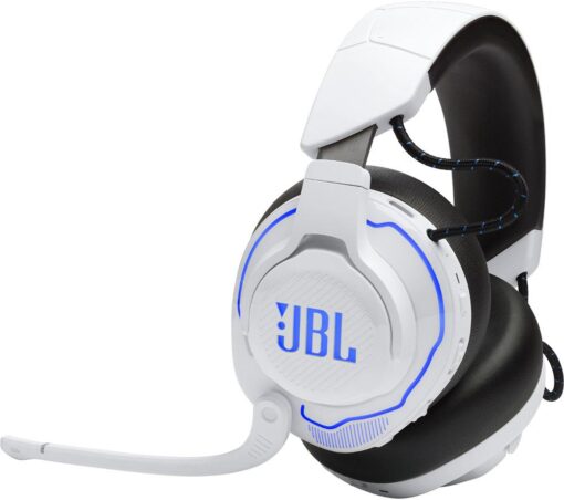 JBL Quantum 910P Wireless Gaming Headset - White, White,Black